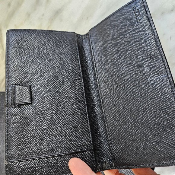 Coach Brown Signature Coated Canvas Long Wallet - Picture 6 of 10